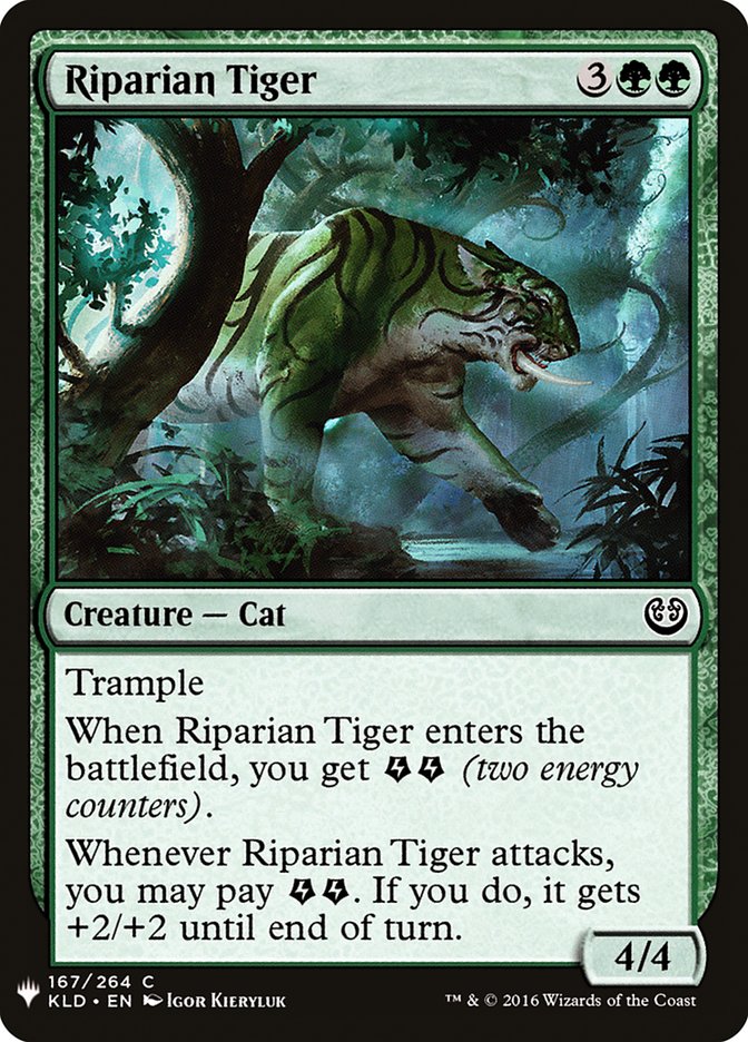 Riparian Tiger [Mystery Booster] | Kessel Run Games Inc. 
