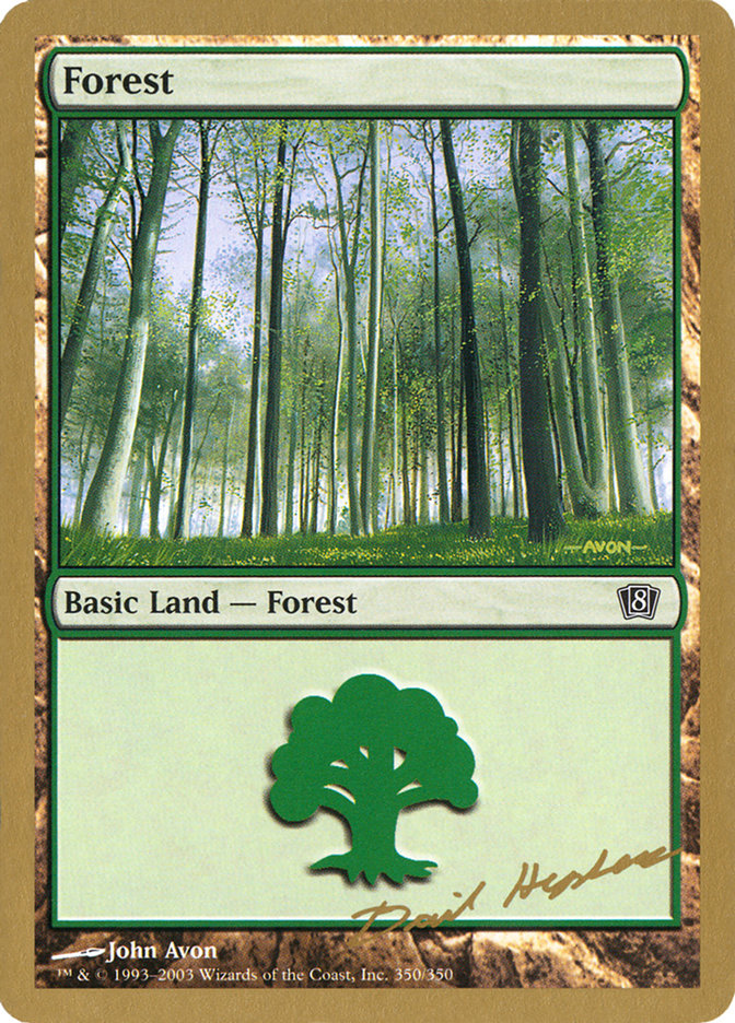 Forest (dh350) (Dave Humpherys) [World Championship Decks 2003] | Kessel Run Games Inc. 