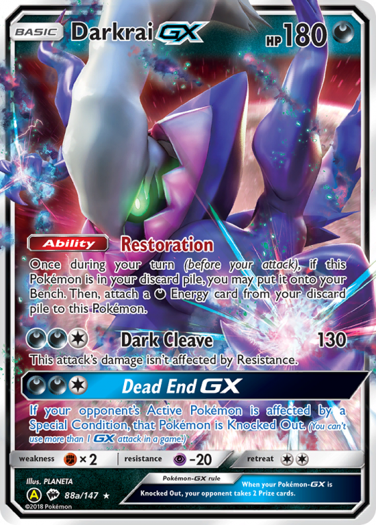 Darkrai GX (88a/147) [Alternate Art Promos] | Kessel Run Games Inc. 