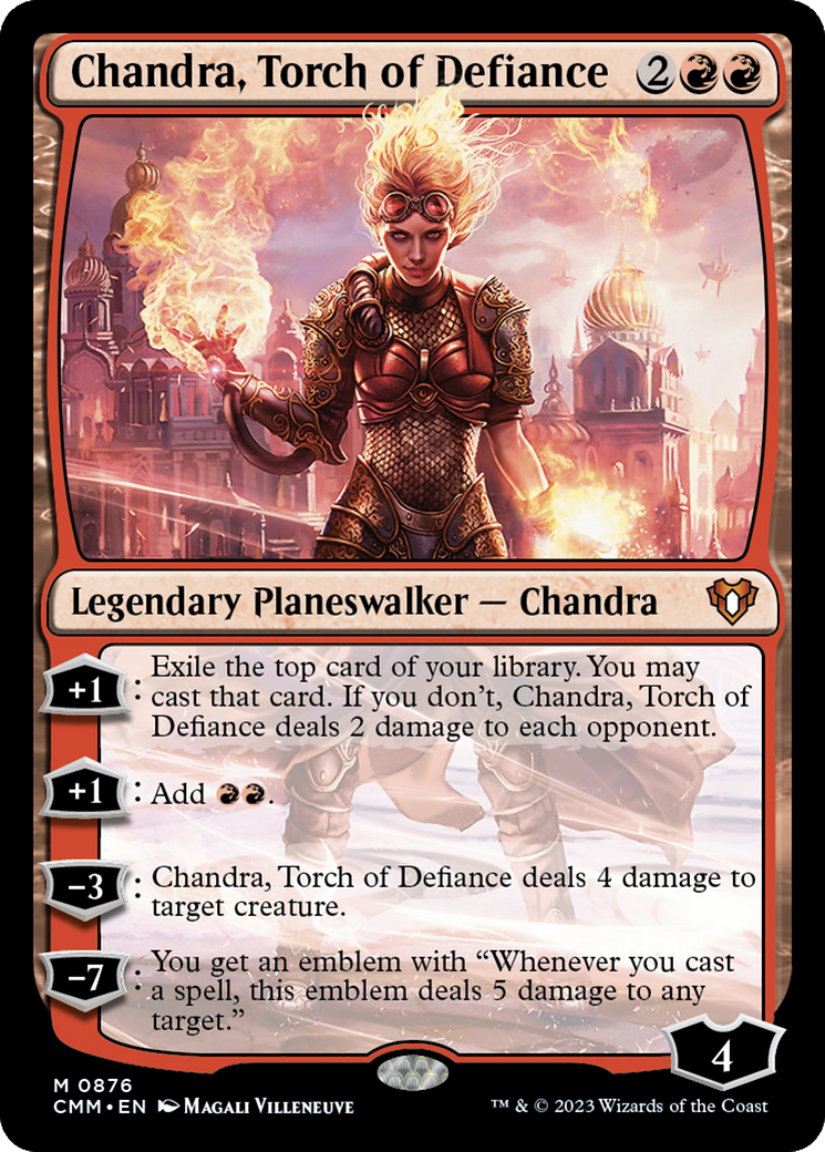 Chandra, Torch of Defiance [Commander Masters] | Kessel Run Games Inc. 