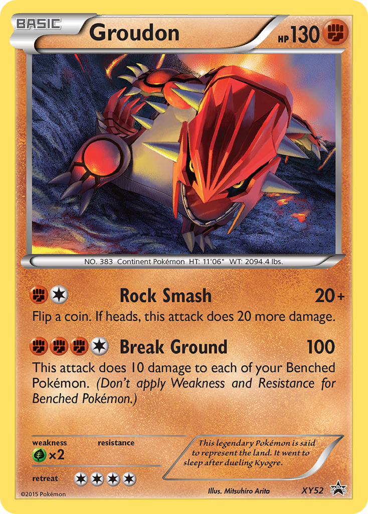 Groudon (XY52) [XY: Black Star Promos] | Kessel Run Games Inc. 