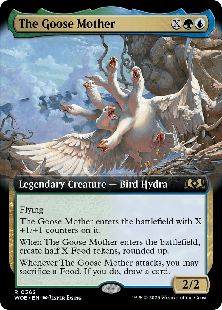 The Goose Mother (Extended Art) [Wilds of Eldraine] | Kessel Run Games Inc. 