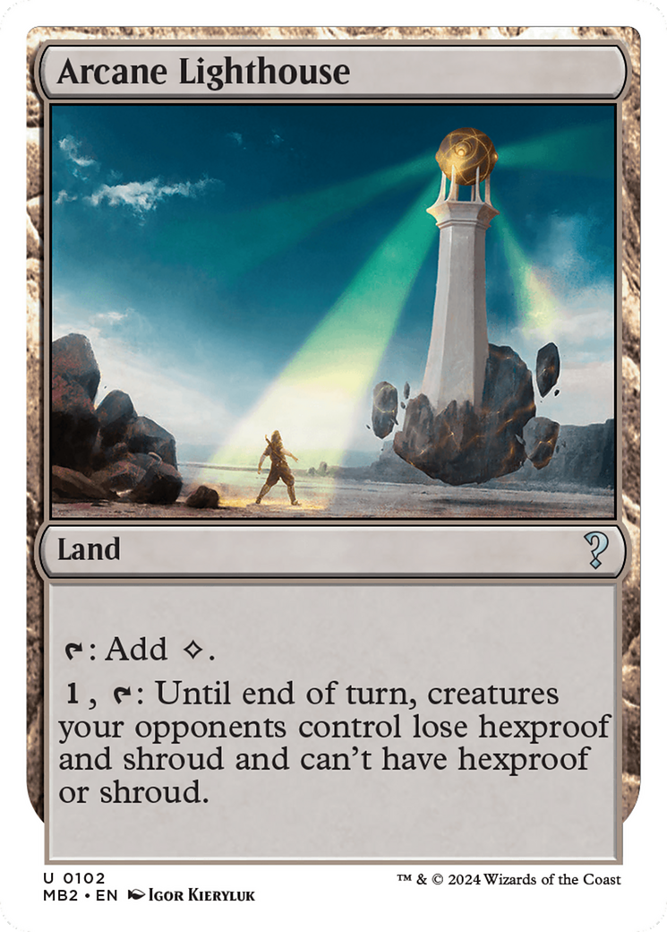 Arcane Lighthouse (White Border) [Mystery Booster 2] | Kessel Run Games Inc. 