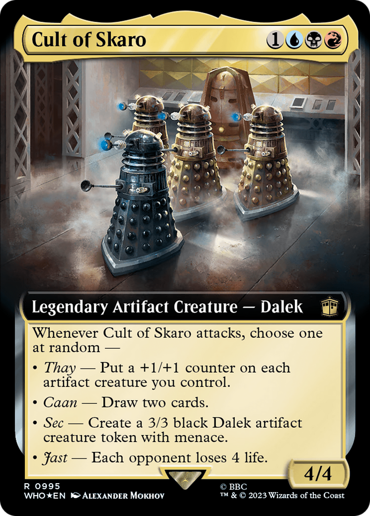 Cult of Skaro (Extended Art) (Surge Foil) [Doctor Who] | Kessel Run Games Inc. 