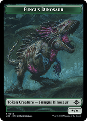 Fungus Dinosaur // Dinosaur (0001) Double-Sided Token [The Lost Caverns of Ixalan Tokens] | Kessel Run Games Inc. 