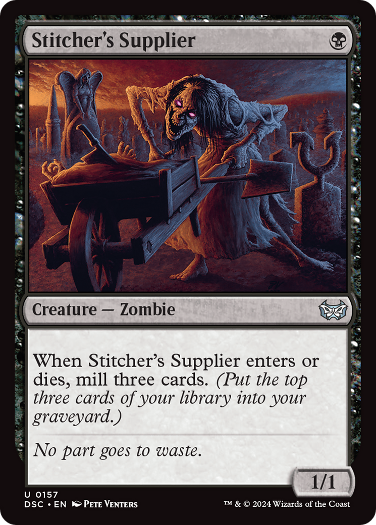 Stitcher's Supplier [Duskmourn: House of Horror Commander] | Kessel Run Games Inc. 