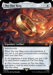 The One Ring (Extended Art) (Surge Foil) [The Lord of the Rings: Tales of Middle-Earth] | Kessel Run Games Inc. 