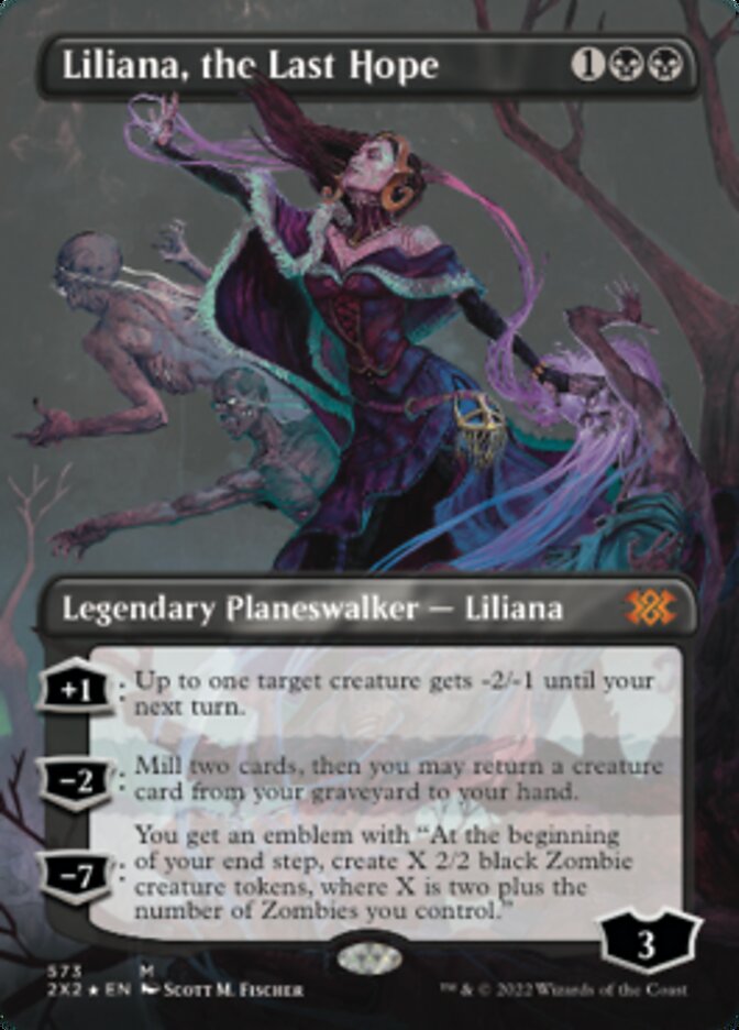 Liliana, the Last Hope (Textured Foil) [Double Masters 2022] | Kessel Run Games Inc. 