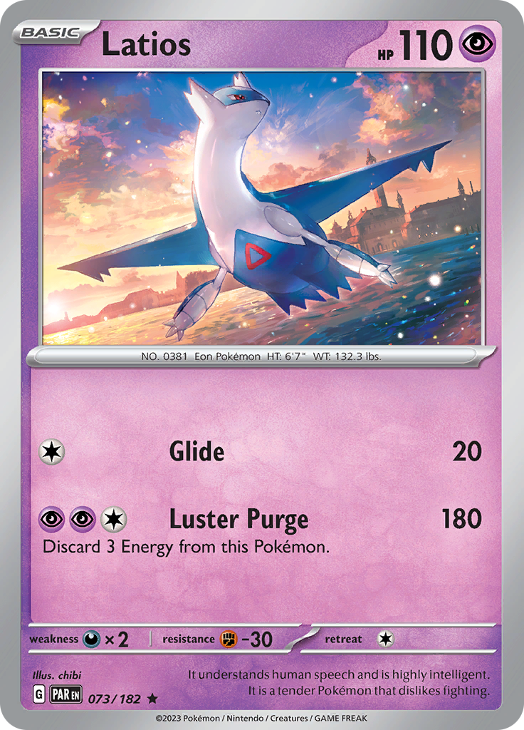 Latios (073/182) [Scarlet & Violet: Paradox Rift] | Kessel Run Games Inc. 