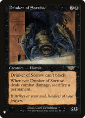 Drinker of Sorrow [The List] | Kessel Run Games Inc. 