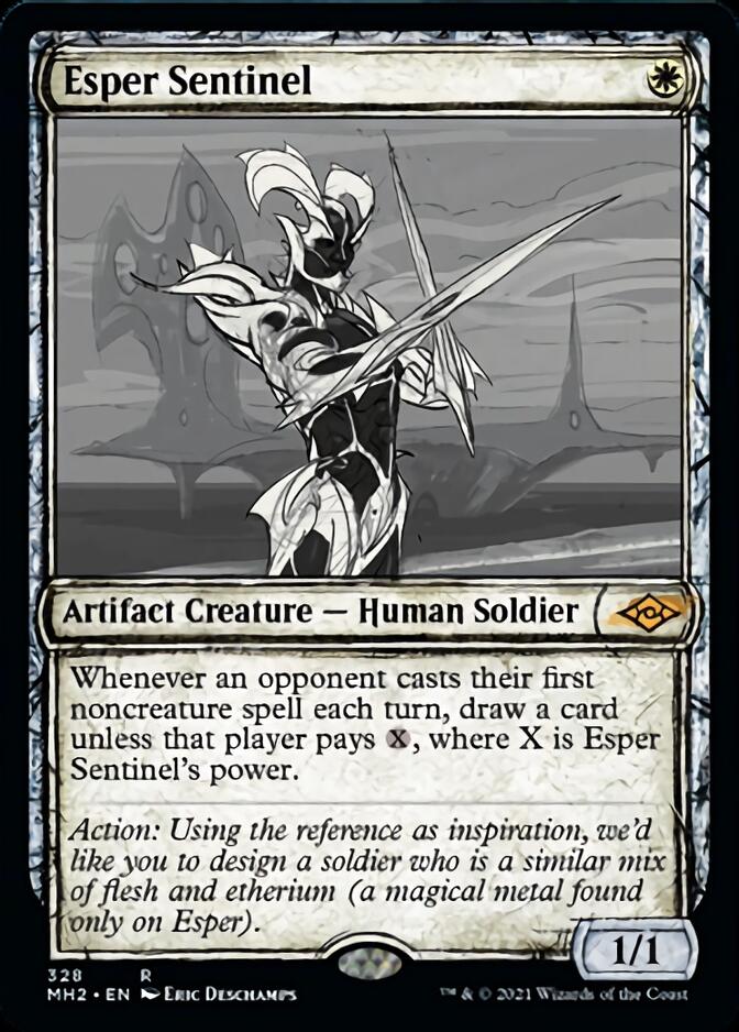 Esper Sentinel (Sketch) [Modern Horizons 2] | Kessel Run Games Inc. 