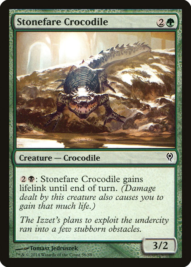 Stonefare Crocodile [Duel Decks: Jace vs. Vraska] | Kessel Run Games Inc. 