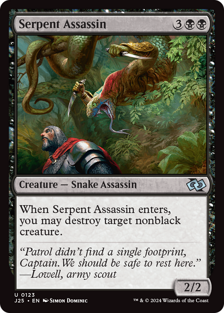 Serpent Assassin [Foundations Jumpstart] | Kessel Run Games Inc. 