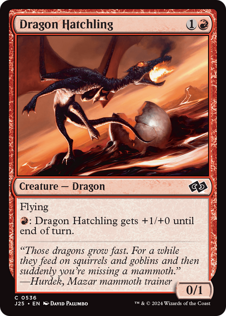 Dragon Hatchling [Foundations Jumpstart] | Kessel Run Games Inc. 