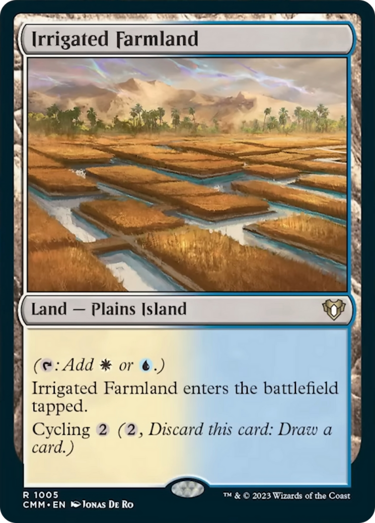 Irrigated Farmland [Commander Masters] | Kessel Run Games Inc. 