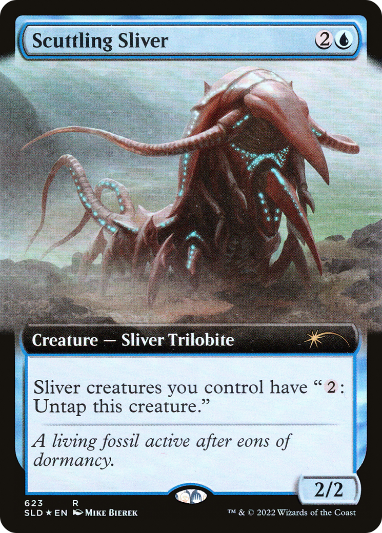 Scuttling Sliver (Extended Art) [Secret Lair Drop Promos] | Kessel Run Games Inc. 