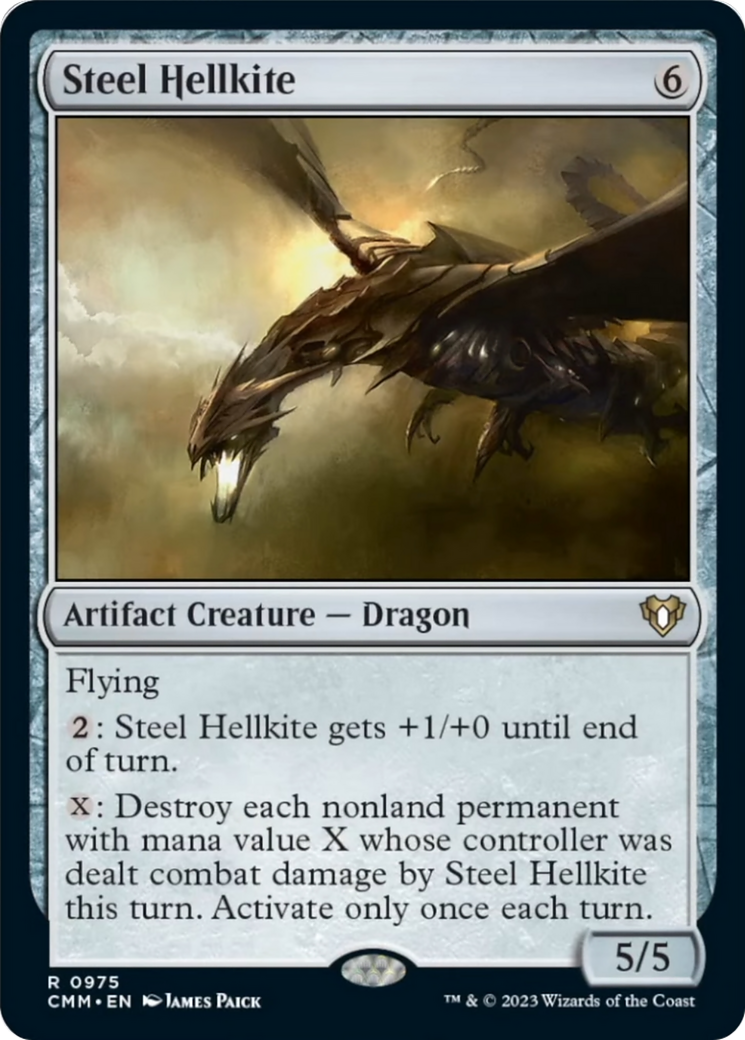 Steel Hellkite [Commander Masters] | Kessel Run Games Inc. 