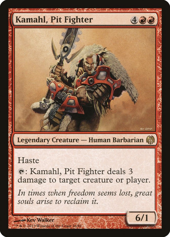Kamahl, Pit Fighter [Duel Decks: Heroes vs. Monsters] | Kessel Run Games Inc. 