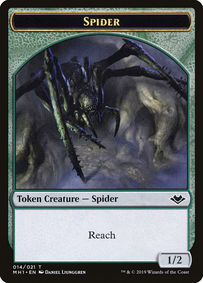 Goblin (010) // Spider (014) Double-Sided Token [Modern Horizons Tokens] | Kessel Run Games Inc. 