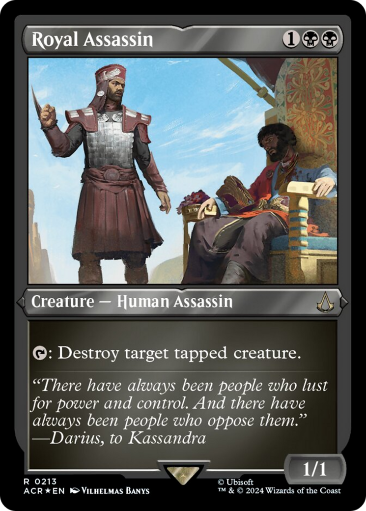 Royal Assassin (Foil Etched) [Assassin's Creed] | Kessel Run Games Inc. 