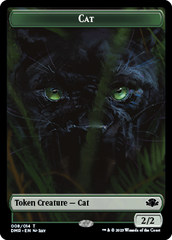 Insect // Cat (008) Double-Sided Token [Dominaria Remastered Tokens] | Kessel Run Games Inc. 