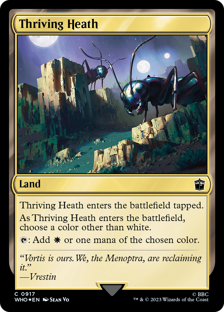 Thriving Heath (Surge Foil) [Doctor Who] | Kessel Run Games Inc. 