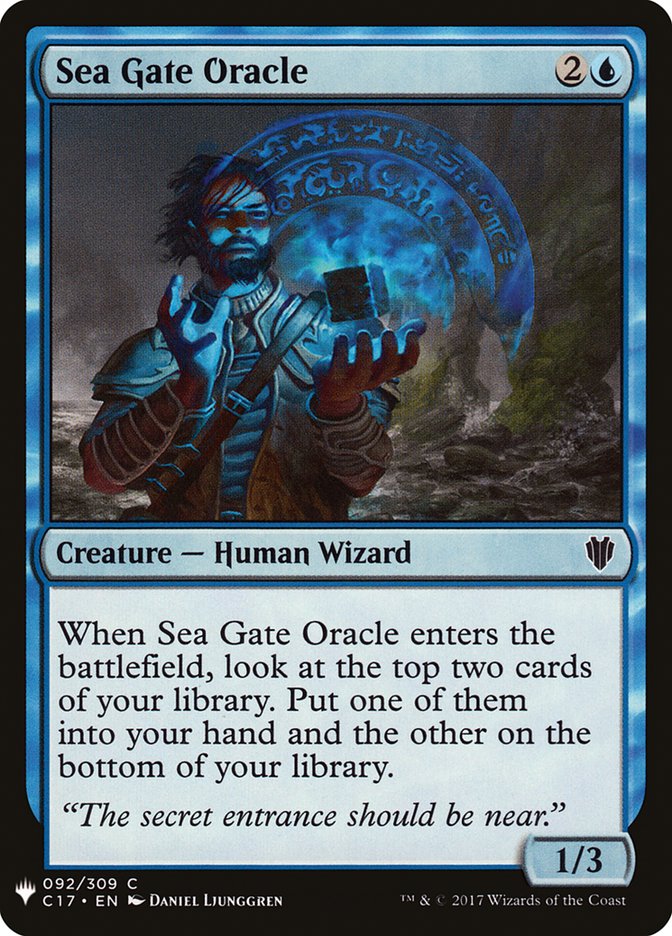 Sea Gate Oracle [Mystery Booster] | Kessel Run Games Inc. 