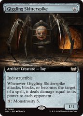 Giggling Skitterspike (Extended Art) [Duskmourn: House of Horror Commander] | Kessel Run Games Inc. 