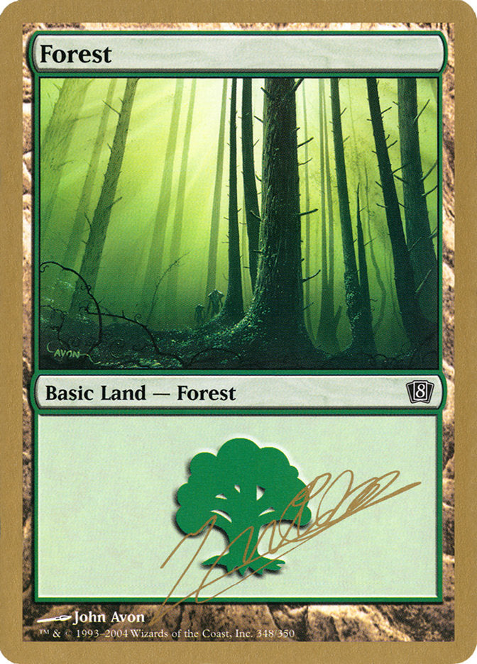 Forest (jn348) (Julien Nuijten) [World Championship Decks 2004] | Kessel Run Games Inc. 