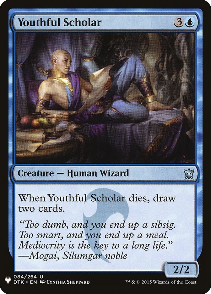 Youthful Scholar [Mystery Booster] | Kessel Run Games Inc. 