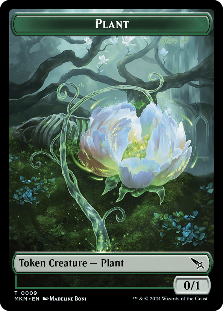 Detective // Plant Double-Sided Token [Murders at Karlov Manor Tokens] | Kessel Run Games Inc. 