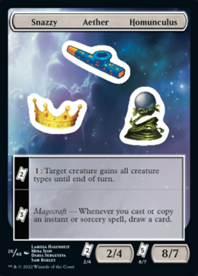 Snazzy Aether Homunculus [Unfinity Stickers] | Kessel Run Games Inc. 