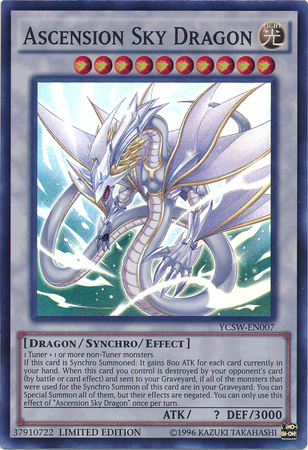 Ascension Sky Dragon [YCSW-EN007] Super Rare | Kessel Run Games Inc. 