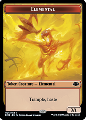 Insect // Elemental Double-Sided Token [Dominaria Remastered Tokens] | Kessel Run Games Inc. 