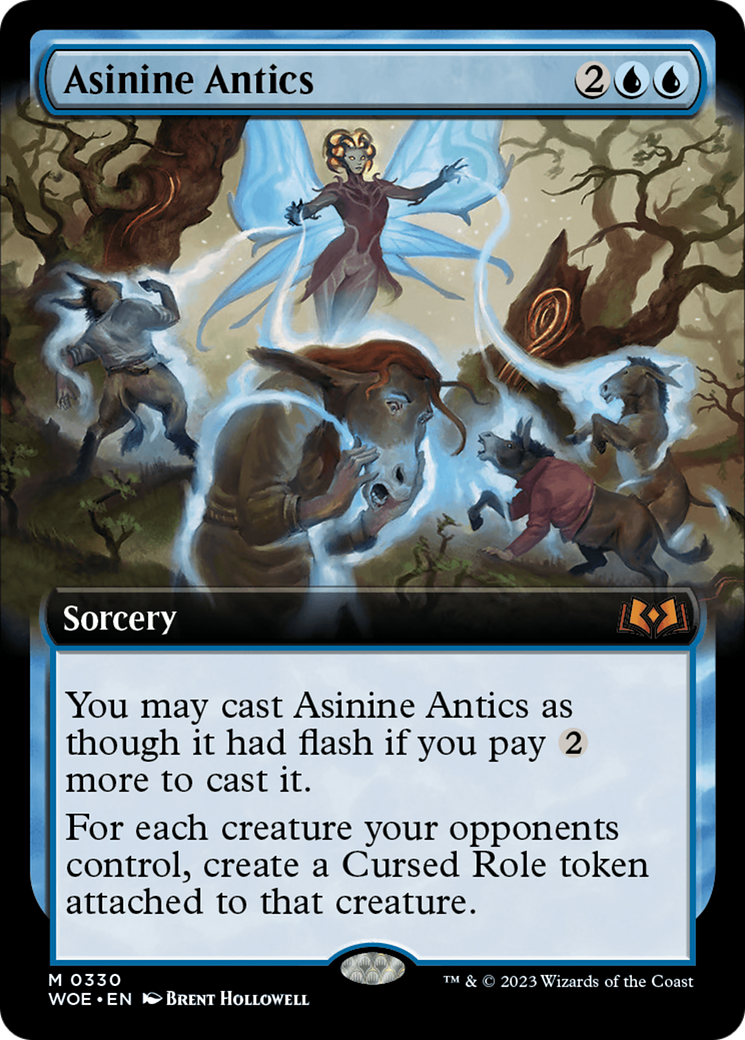 Asinine Antics (Extended Art) [Wilds of Eldraine] | Kessel Run Games Inc. 