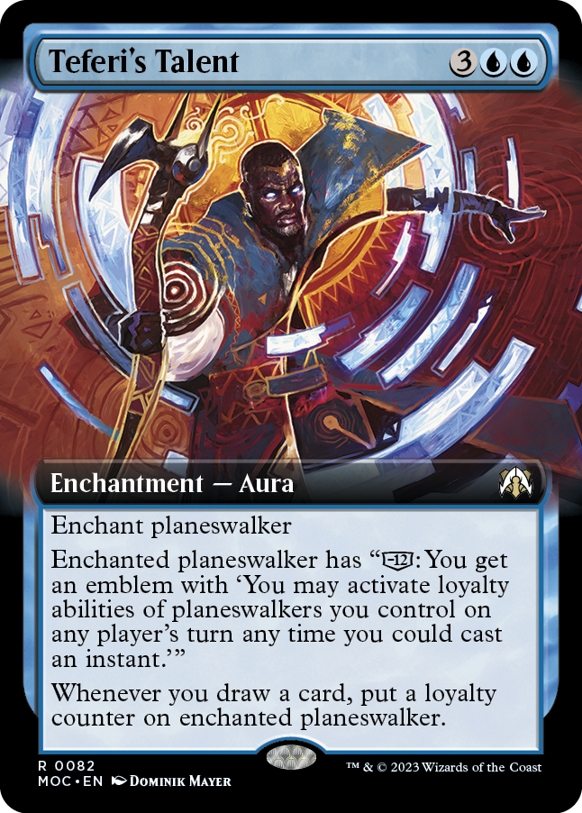 Teferi's Talent (Extended Art) [March of the Machine Commander] | Kessel Run Games Inc. 