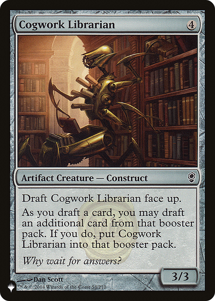 Cogwork Librarian [The List Reprints] | Kessel Run Games Inc. 