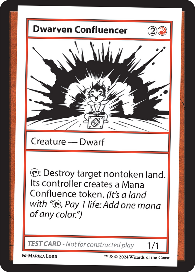 Dwarven Confluencer [Mystery Booster 2 Playtest Cards] | Kessel Run Games Inc. 