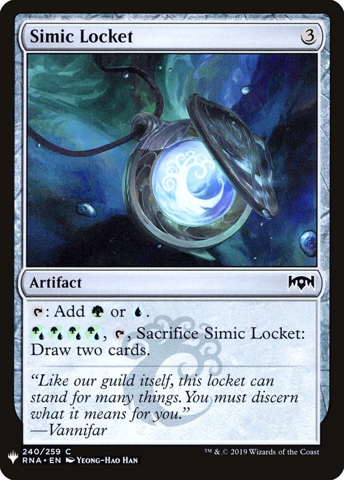 Simic Locket [Mystery Booster] | Kessel Run Games Inc. 