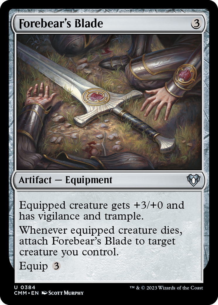 Forebear's Blade [Commander Masters] | Kessel Run Games Inc. 