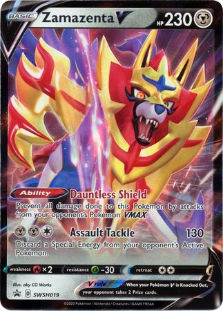 Zamazenta V (SWSH019) [Sword & Shield: Black Star Promos] | Kessel Run Games Inc. 