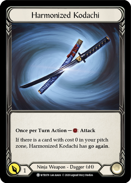 Harmonized Kodachi // Katsu, the Wanderer [U-WTR078 // U-WTR076] (Welcome to Rathe Unlimited)  Unlimited Normal | Kessel Run Games Inc. 