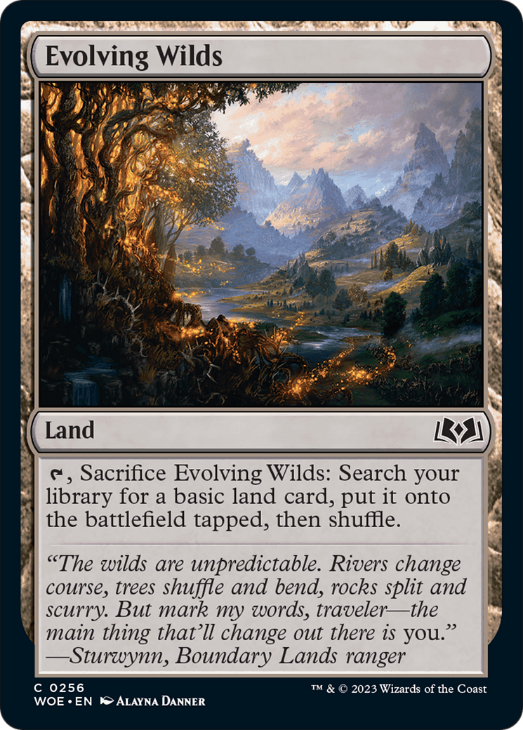 Evolving Wilds [Wilds of Eldraine] | Kessel Run Games Inc. 