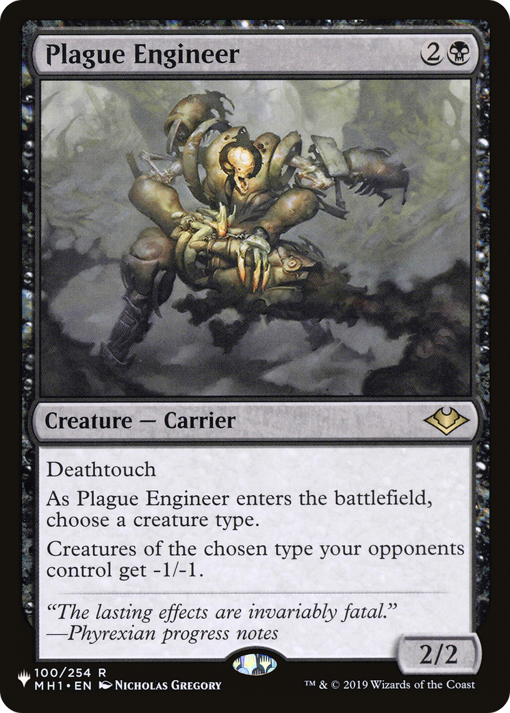 Plague Engineer [The List Reprints] | Kessel Run Games Inc. 