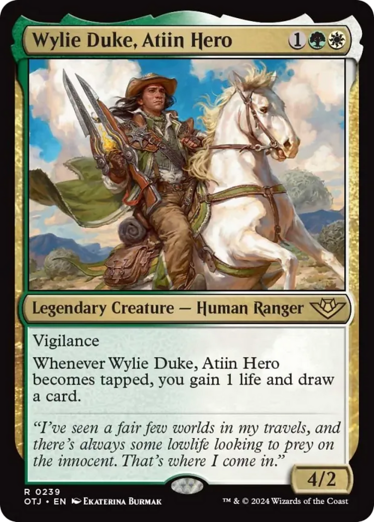Wylie Duke, Atiin Hero [Outlaws of Thunder Junction] | Kessel Run Games Inc. 