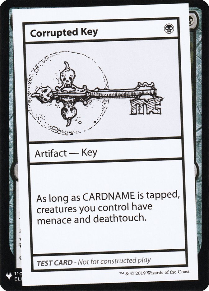 Corrupted Key [Mystery Booster Playtest Cards] | Kessel Run Games Inc. 