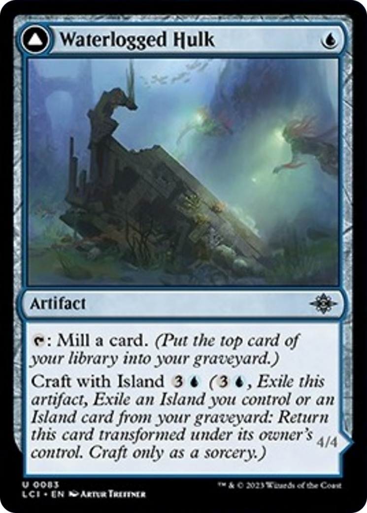 Waterlogged Hulk // Watertight Gondola [The Lost Caverns of Ixalan] | Kessel Run Games Inc. 