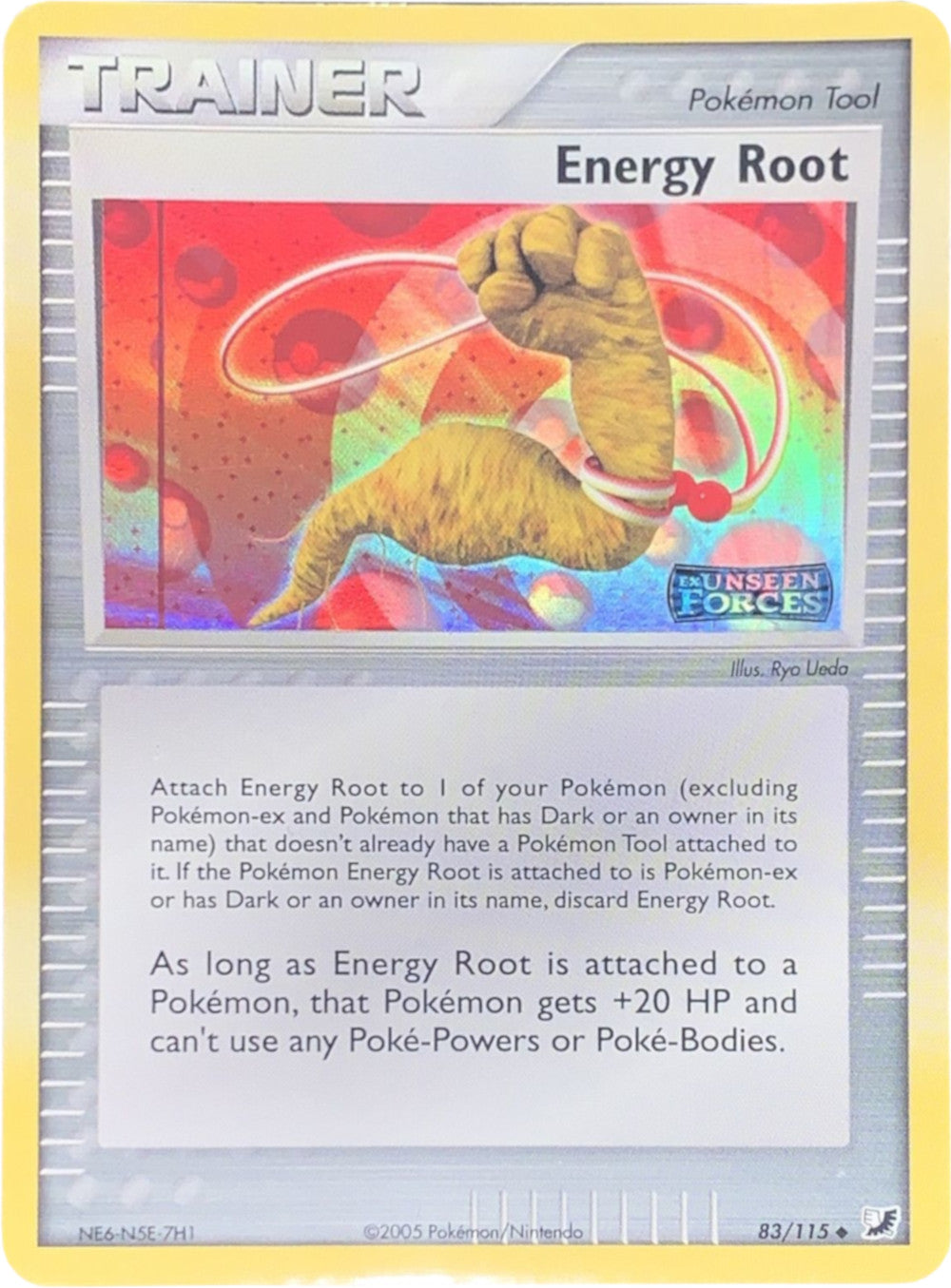 Energy Root (83/115) (Stamped) [EX: Unseen Forces] | Kessel Run Games Inc. 