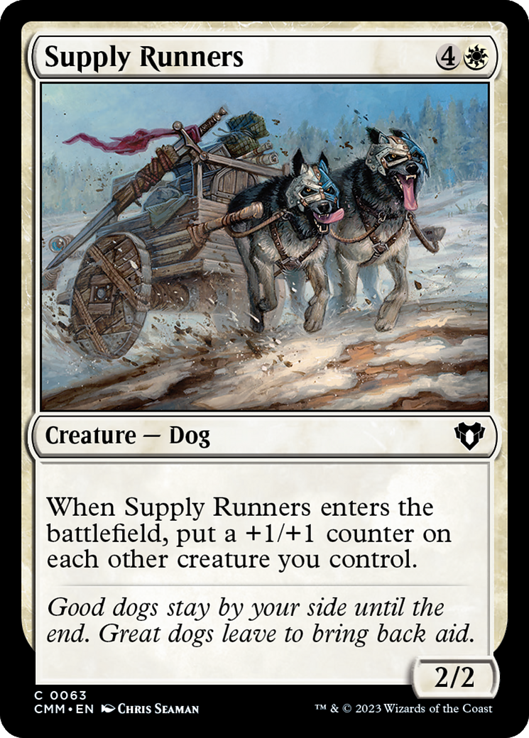 Supply Runners [Commander Masters] | Kessel Run Games Inc. 