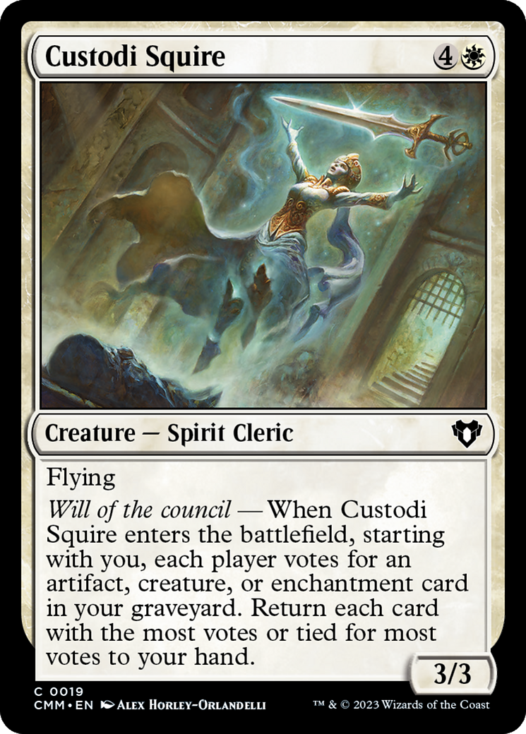 Custodi Squire [Commander Masters] | Kessel Run Games Inc. 